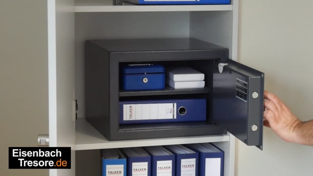 Möbeltresor Format M 410 mit Elektronikschloss für 2 DIN A4 Ordner - Video Vorschau