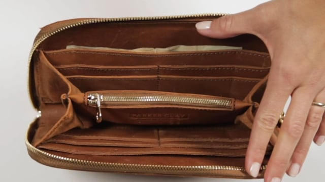 Parker Clay Womens Ethically Crafted Card Wallet