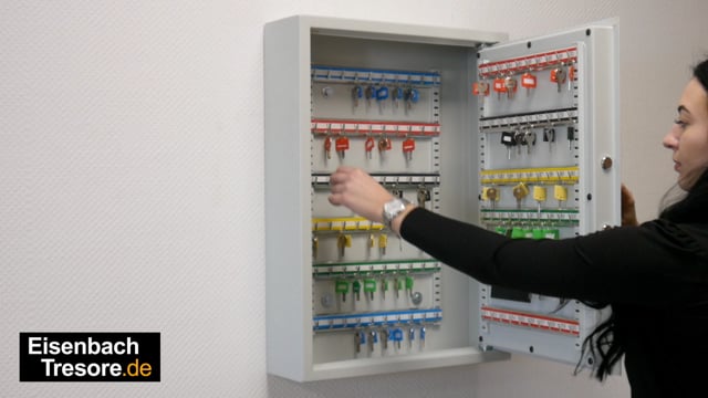 Schlüsselschrank SLE 120 mit Elektronikschloss - Video Vorschau
