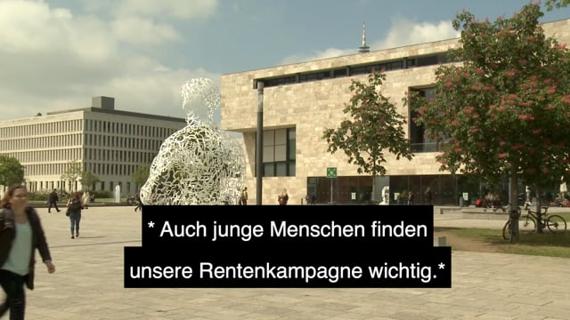 Junge Stimmen zur Rentenkampagne