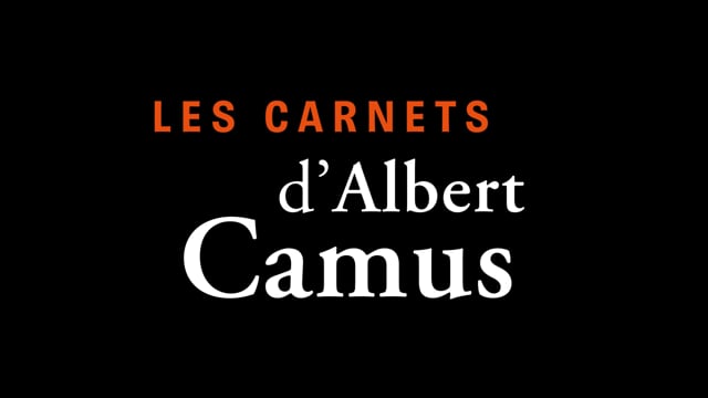 Bande annonce du spectacle LES CARNETS D'ALBERT CAMUS au Lucernaire