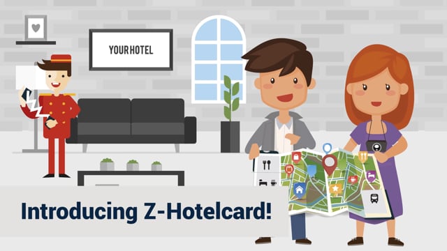 Animated explainer video for compact tourist maps for cities
