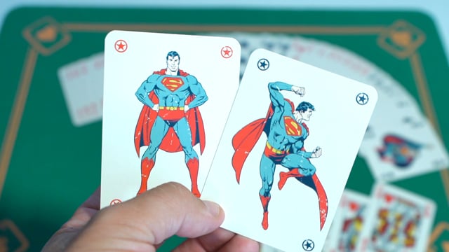 Video DC Super Heroes - Superman Playing Cards 