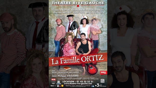 "LA FAMILLE ORTIZ" au Théâtre Rive Gauche (Paris 14ème) - A PARTIR DU 9 OCTOBRE 2019