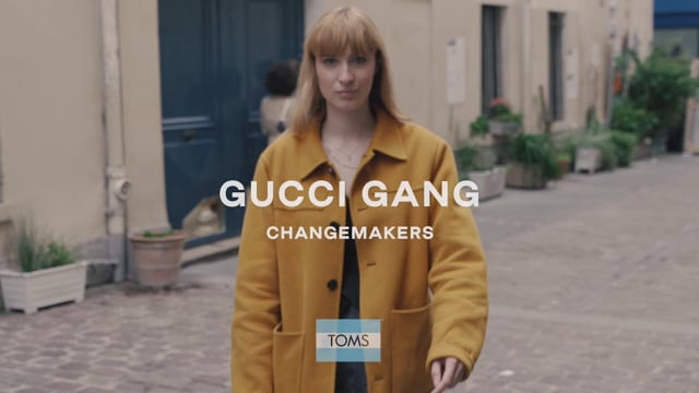 ⁣TOMS x Gucci Gang Changemakers: Stand for Respect