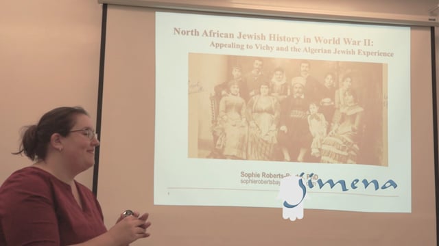 North African Holocaust Experience by Dr. Sophie Roberts