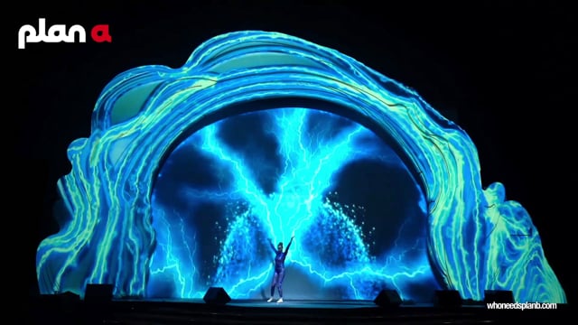Interactive Dance Projection