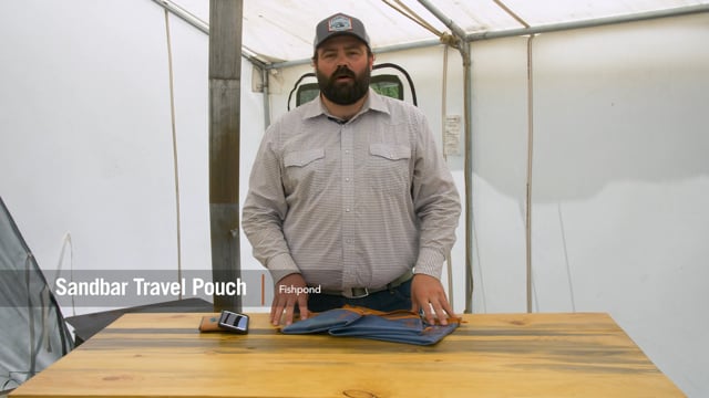 All three sizes of the Fishpond Sandbar Travel Pouches