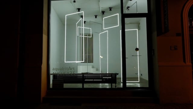 Peter Vink — Aquabit II , site-specific light installation