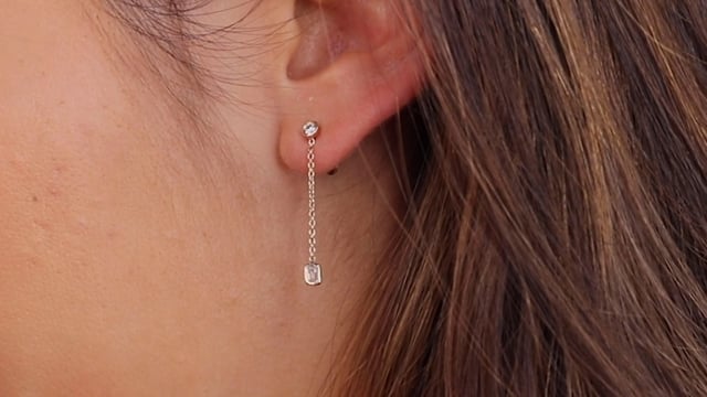 Downtown Diamond Drop Earrings - Video