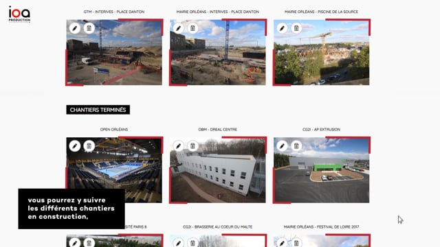 Aperçu vidéo - Démonstration plateforme timelapse IOA