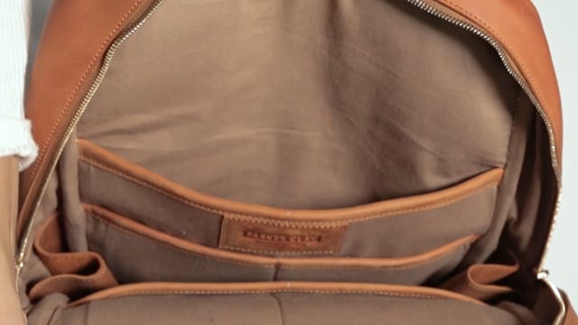 Ethically Crafted Sustainable Leather / 805 Luggage Tag / Rust Brown / Genuine Full Grain Leather / Parker Clay / Certified B Corp