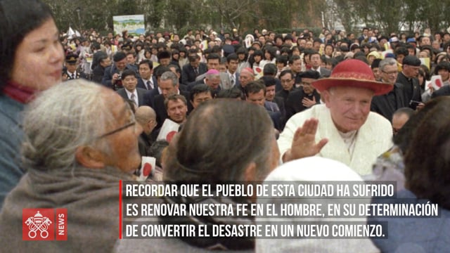 Recordando a San Juan Pablo II en su viaje a Japón. Vatican News - Español