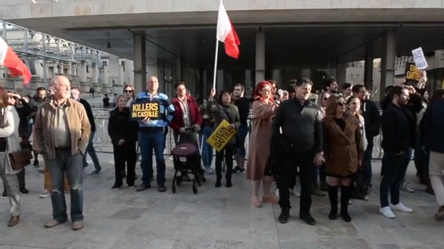 The Caruana Galizia boys send a message to the women protesting in Castille  – Manuel Delia