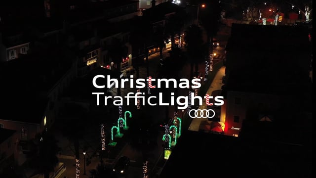 ⁣Christmas Traffic Lights