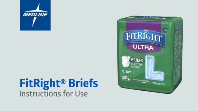 Product video: Medline FitRight Bariatric Briefs, XXXL  - (Ultra Absorbency)