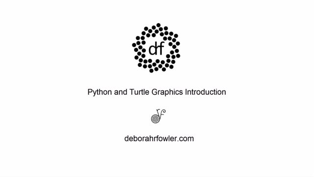 Python and Turtle Graphics video