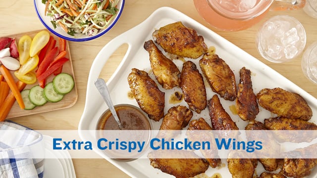 Extra Crispy Chicken Wings Video