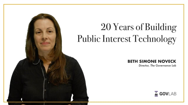 20 years of building civic tech video