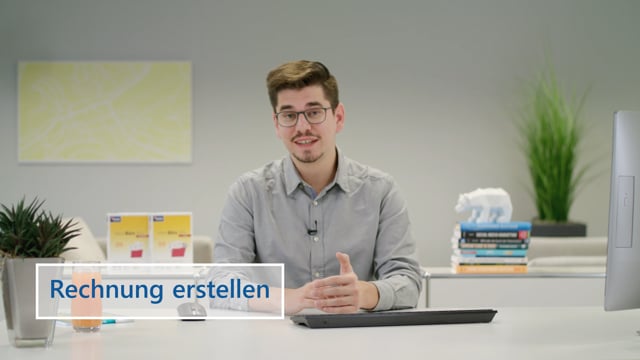 MeinBüro Servicevideo Rechnung erstellen