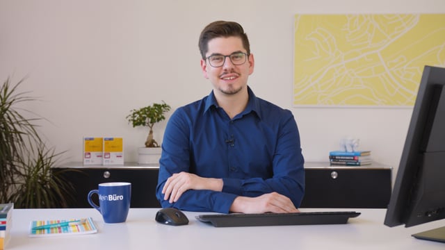 MeinBüro Servicevideo Barausgabe manuell erfassen
