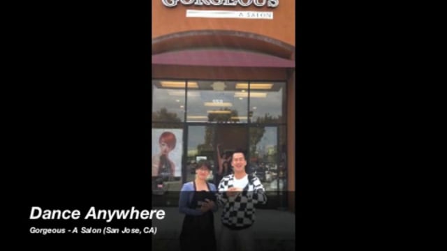 "Dance Anywhere" at Gorgeous - A Salon (San Jose, CA) 3-30-12