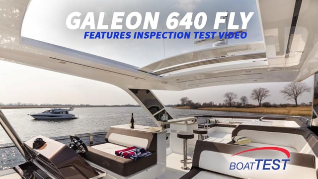 Galeon 640 FLY Features Video – By BoatTEST.com 