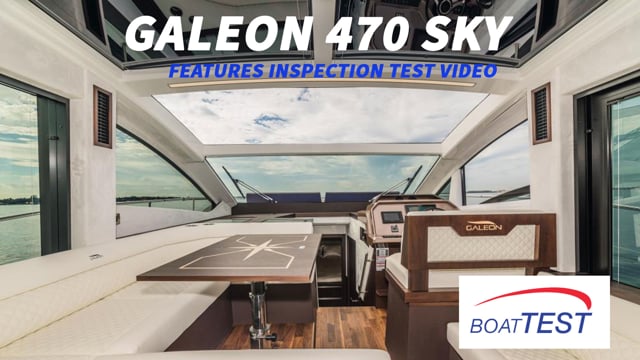 Galeon 470 SKY Features Video | By BoatTEST.com 