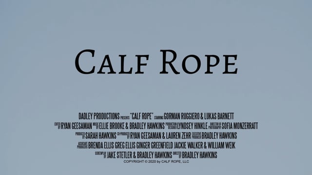 Official Calf Rope Trailer