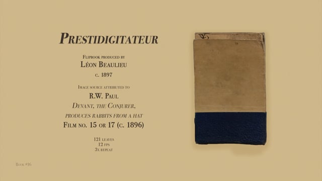 Flipbook 16 - Prestidigitateur