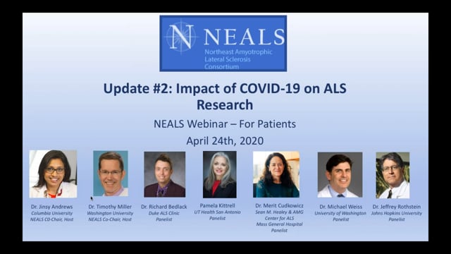 Update #2: Impact of COVID-19 on ALS clinical research Screen Grab