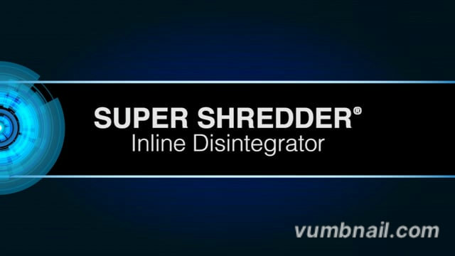 Franklin Miller's SUPER SHREDDER® Inline Disintegrator