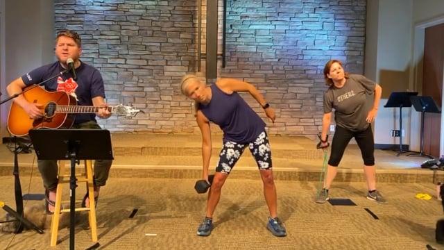 Live Workout and Worship: Strengthen and Stretch