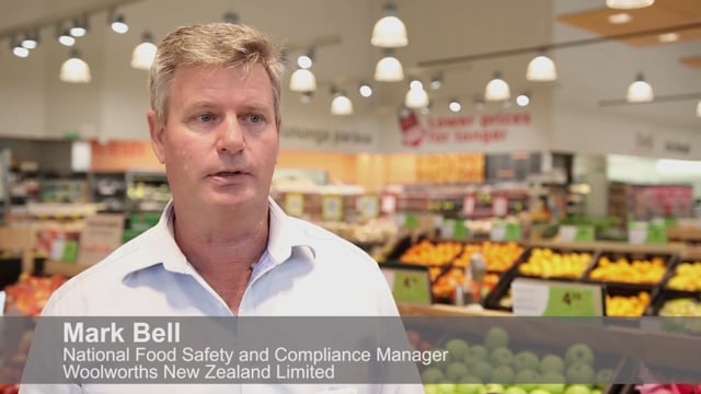 Video thumbnail - click to play: ProductRecallNZ - Mark Bell, Woolworths NZ
