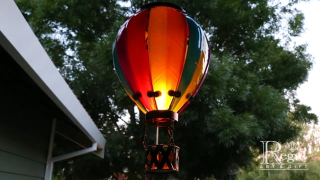 Hot Air Balloon Solar Light Flicker Demo