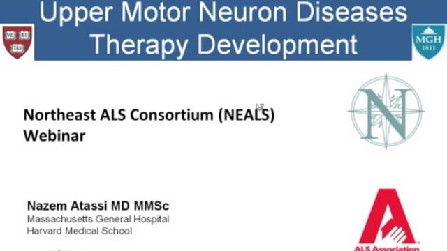 Upper Motor Neuron Disease Research Webinar 7-2-12 Screen Grab