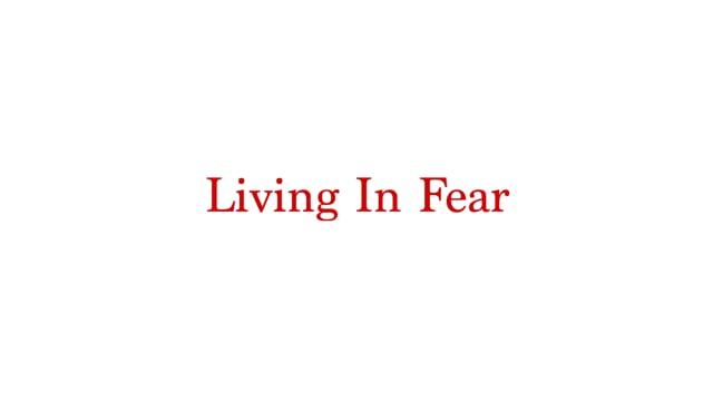 Living In Fear - Official Trailer