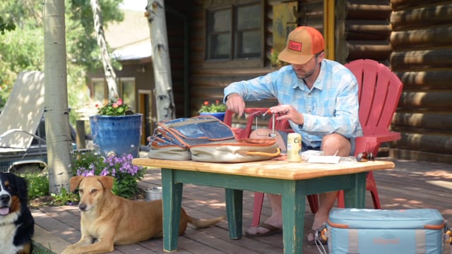 Fishpond Tailwater Fly Tying Kit Open