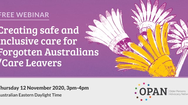 Creating safe and inclusive care for Forgotten Australians and Care Leavers