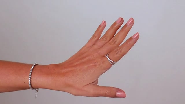 Pave Crossover Ring - Video