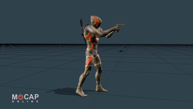MoCap Video: Shooter / Pistol ~ 3D Character Animations