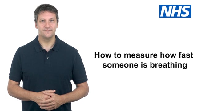 How to measure how fast someone is breathing