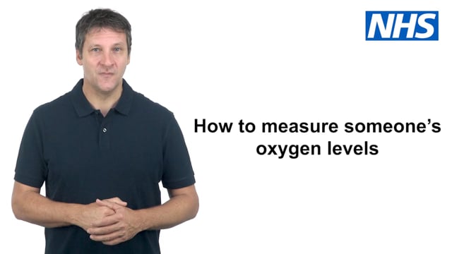How to measure someone's oxygen level