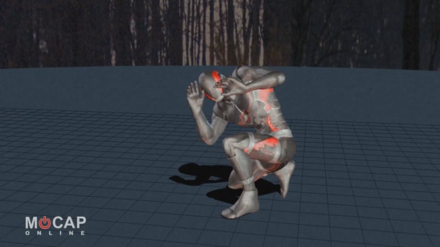 MoCap Video: Scared ~ 3D Character Animations