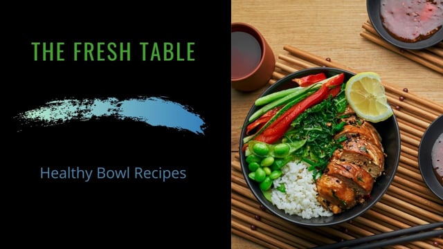 Healthy Bowl Recipes