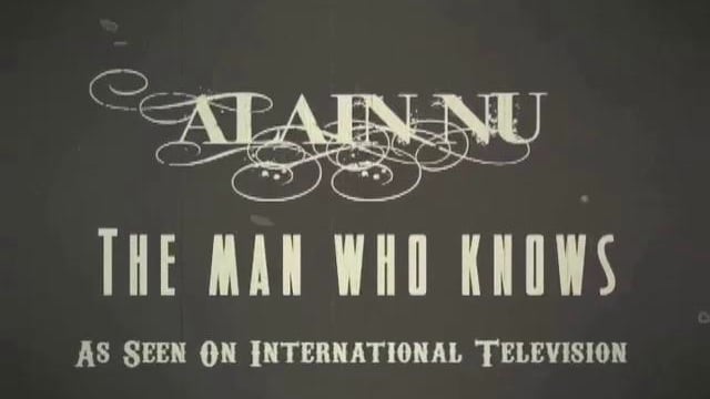Alain Nu — "The Man Who Knows" Open