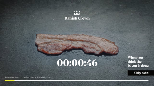 ⁣The big danish bacon pre-roll