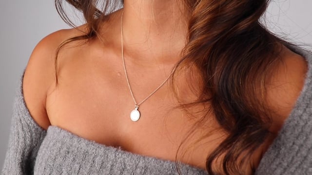 Diamond Disk Pendant - Video