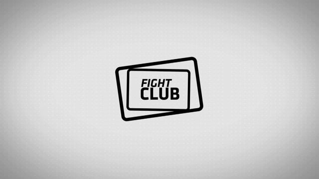 Kinetic typography Fight club