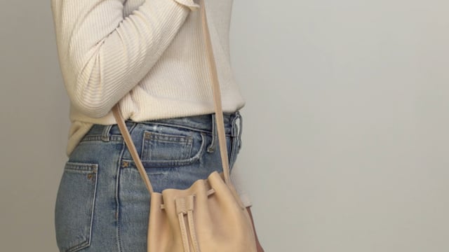 Mini Bucket Bag - Sand